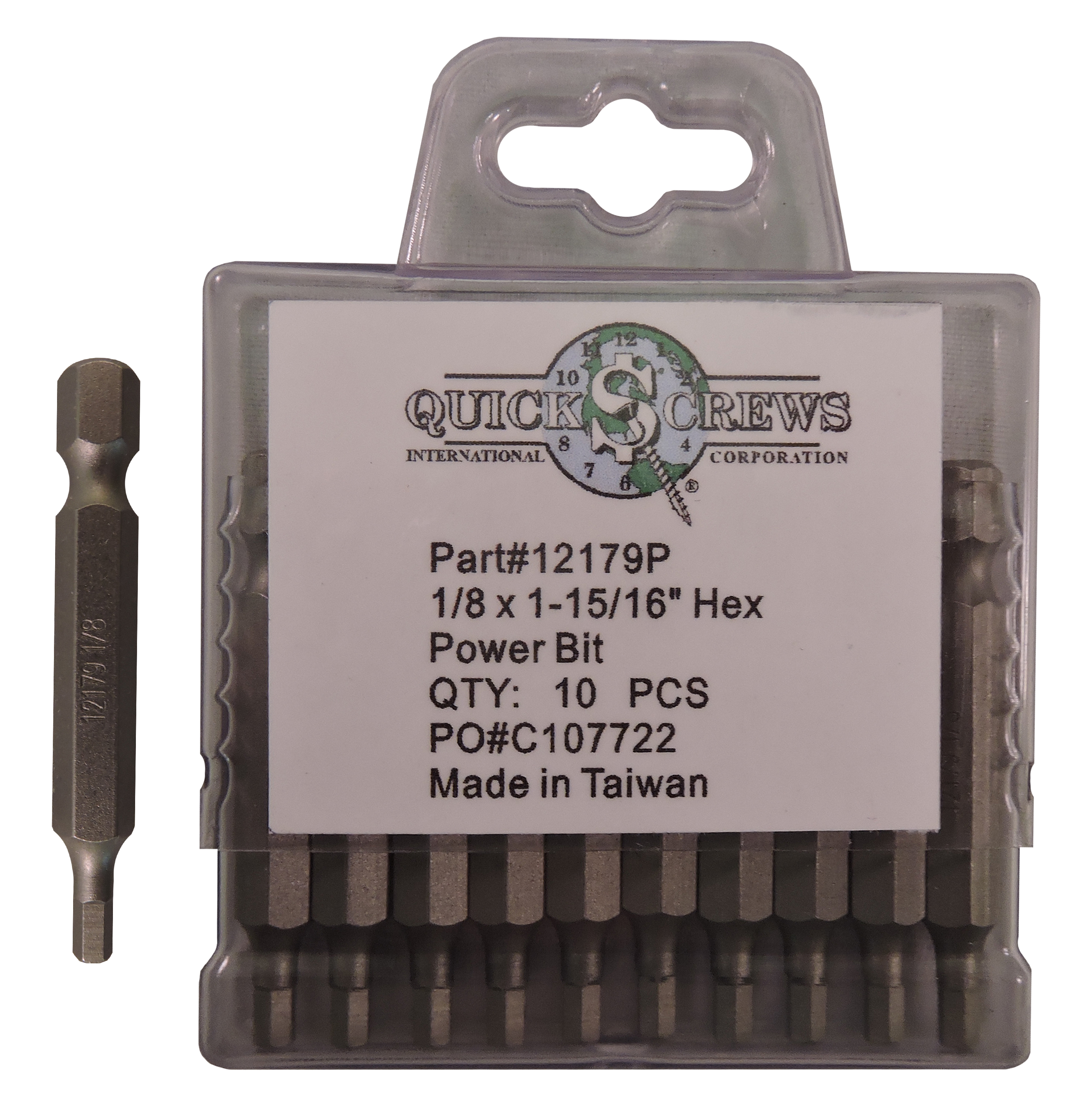 Hex Drive Power Bits