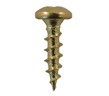 Cabinet Hardware Screws Bright Brass  